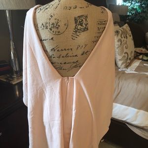 NWT Unique Peach Swing Front Low Back Dress